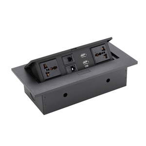 Presa da <span class=keywords><strong>Cucina</strong></span> JIAXIN 220-240V per Piano di Lavoro e Mobile, Presa Elettrica a Scomparsa 12A - Product Image 2