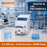 Bomba Peristáltica de Laboratorio para Muestreo, Dosificación Química y Procesamiento de Alimentos, 0.1-600 rpm, Control RS485, Serie BS