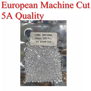 Wuzhou 0.8-10mmスターカットジルコン卸売マシンカット5AホワイトカラーキュービックジルコニアストーンルーズCZダイヤモンド - Product Image 5