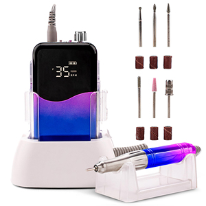Machine à ongles professionnelle de haute qualité, puissante, portable, sans fil, rechargeable, 35000 tr/min, pour manucure - Product Image 6