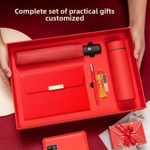Coffret Cadeau Personnalisable : Carnet en Papier Dowling, Tasse Isotherme, Parapluie, Colle Sans Fil – Idéal pour Réunions Annuelles d'Entreprise - Product Image 3