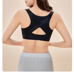 Sujetador deportivo de reducción de senos antiflacidez sin alambre fino frontal corrector de postura para mujer de gran oferta para senos pequeños - Product Image 4