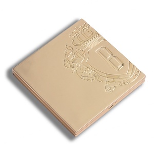 Factory Wholesale Luxury <b>Mirror</b> <b>Square</b> Folding Double Side Gold Portable Pocket <b>Mirror</b> - Product Image 5