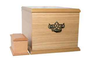 ODM OEM Medium Size Wooden <b>Pet</b> Cremation <b>Urn</b> Memorial <b>Casket</b> for Ashes up to 20kg <b>Pet</b> Customizable - Product Image 6