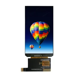 新型垂直4.3英寸AMOLED模块显示器540x960 MIPI RGB IPS 25针4.29英寸彩色有机发光二极管液晶显示屏面板RM69032定制
