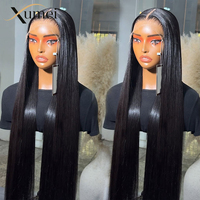 Perruques de cheveux humains vietnamiens bruts 13x6 lisses, sans colle, avec dentelle frontale transparente Full HD, perruque en dentelle HD de cheveux vietnamiens bruts