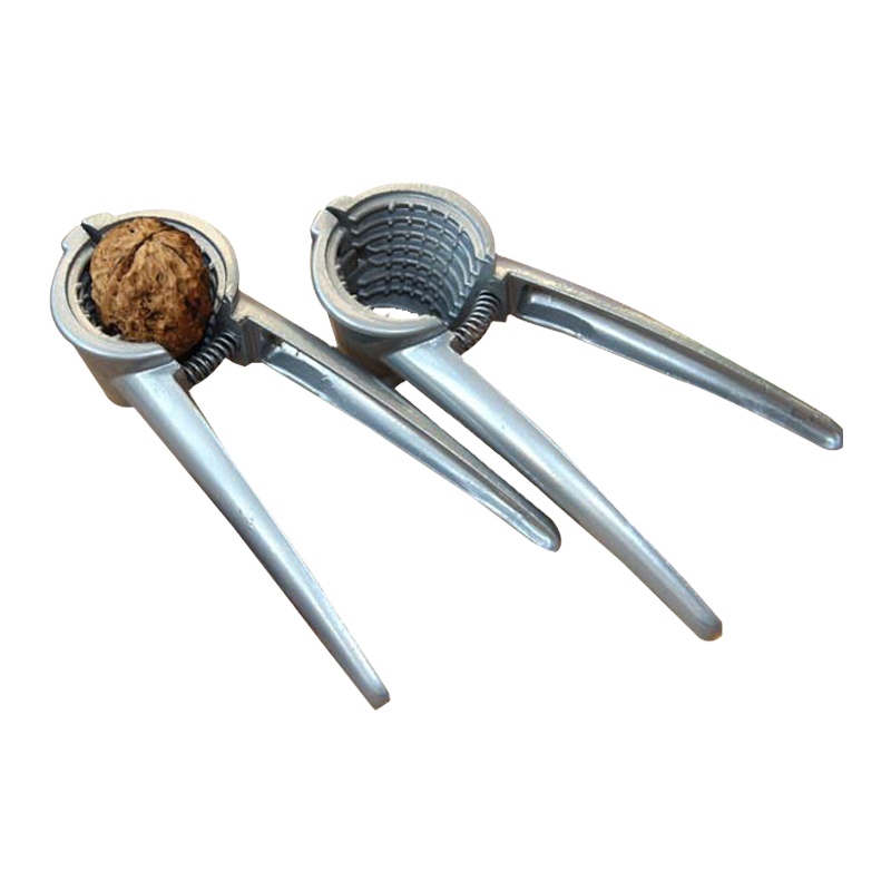 Высококачественный Тип воронки прочный алюминиевый сплав, зажим для грецких орехов, щипцы для крекинга