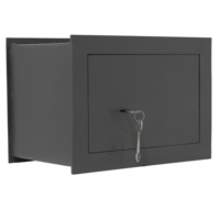 Coffre-fort mural en acier ignifuge avec serrure à clé Dimensions personnalisées Construction durable pour utilisation en prison