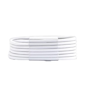 สายชาร์จ USB Type C to USB Type C แบบถักไนลอนสีขาว 2A รองรับการชาร์จเร็ว 3A สำหรับโทรศัพท์มือถือ - Product Image 1