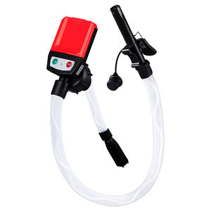 Pompe de transfert de carburant semi-automatique alimentée par batterie DC/USB, 4 adaptateurs, 3,8 GPM, basse pression, OEM 5V/12V, industrie automobile, 1 an - Product Image 1