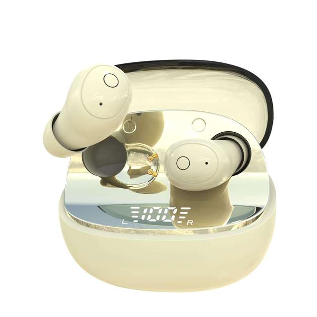 Workout Ergonomic Earbuds Stereo Bluetooth Earphone Digital Display TWS Earbuds Sleeping Earphones Ergonomic Sleeping Earphones