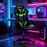 Chaise de jeu ergonomique en cuir de qualité supérieure, confortable et réglable pour le gaming