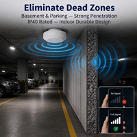 Repetidor Digital de Banda Dual 1800/2100MHz, Ganancia de 35dB, Salida de 17dBm, Ancho de Banda Ajustable, Filtro de Software, Señal 5G para Interiores