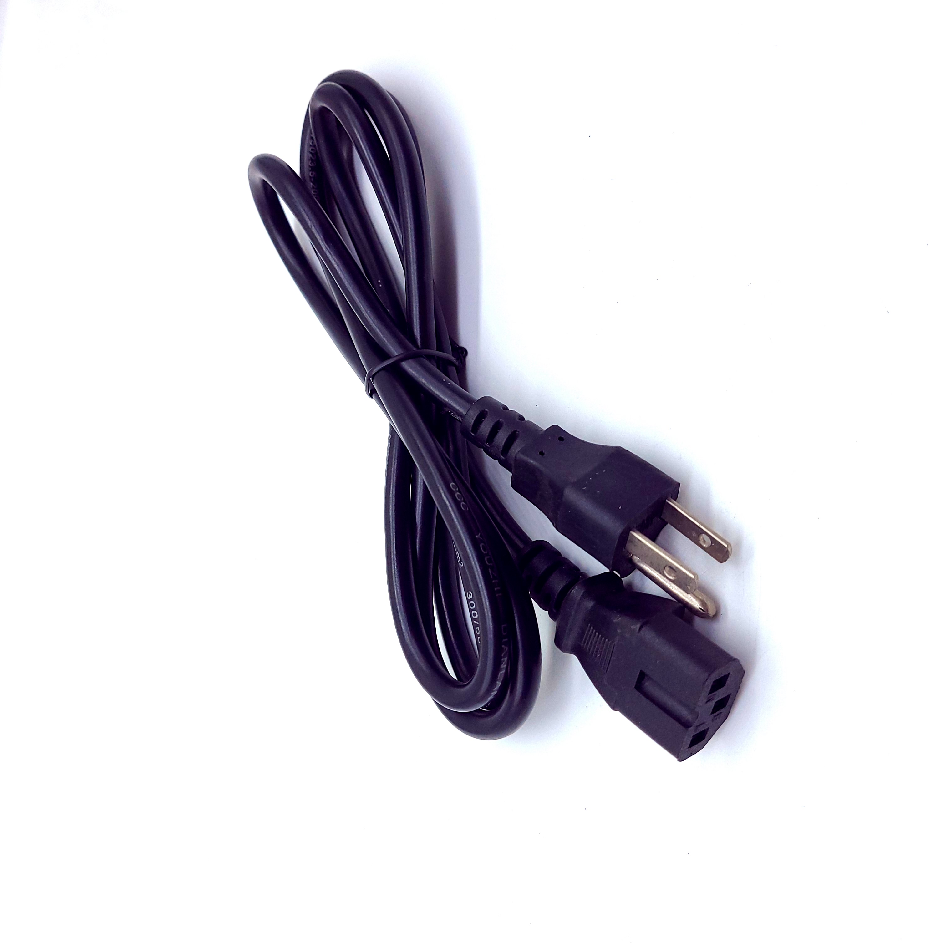 Медный дактилоскопический запорный клапан универсальный настольный компьютер питания США Электрический 3-контактный сетевой кабель