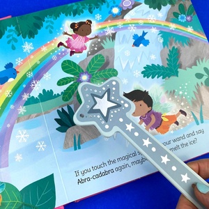 Bacchetta libri di magia delle fate un incantevole libro di bordo interattivo con una bacchetta magica - Product Image 4