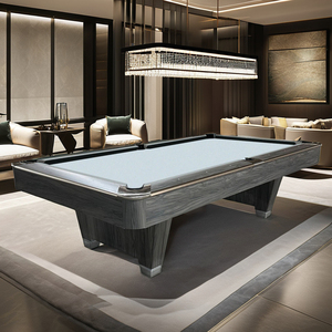 Chất Lượng Cao 9ft Chuyên Nghiệp Thương Mại Hồ Bơi Bảng Rắn Gỗ Snooker Bảng Tùy Chỉnh Kích Thước Với Len Đệm Bóng Trở Lại Tính Năng - Product Image 1