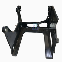 Pièces de cadre et de support structurel en acier inoxydable robuste sur mesure, usinées CNC avec brochage pour machines d'excavation