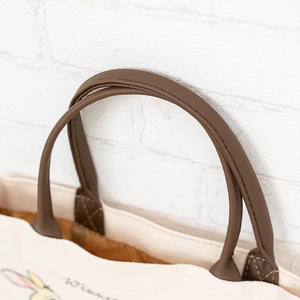 Sac à main fourre-tout décontracté écologique à imprimé mignon personnalisé unisexe vente en gros de sacs à provisions en toile patchwork avec doublure en polyester fermeture ouverte - Product Image 4