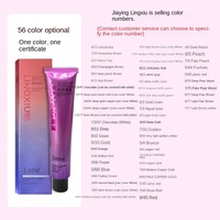 Crème Colorante Capillaire Semi-Permanente à la Kératine Végétale Sans Ammoniaque Micro-tide Salon Qualité Supérieure Couleur Longue Durée