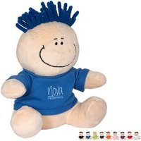 Jouets en peluche promotionnels singe mignon avec logo personnalisé peluche marron/crème pour enfants cadeaux et marque