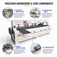 Machine de perçage et de fraisage de haute précision JUNDE pour la fabrication de fenêtres et de portes en aluminium, machine à percer les trous latéraux des armoires, 2200W 380V