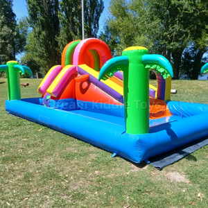 Castillo Inflable de PVC Multicolor para <span class=keywords><strong>Alquiler</strong></span>, <span class=keywords><strong>con</strong></span> <span class=keywords><strong>Piscina</strong></span>, para Fiestas y <span class=keywords><strong>Eventos</strong></span>, <span class=keywords><strong>Casa</strong></span> de Brinco Inflable <span class=keywords><strong>con</strong></span> <span class=keywords><strong>Piscina</strong></span> de Agua - Product Image 3