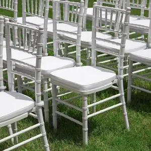 Toptan ucuz lüks tiffany sandalyeler olaylar için otel parti düğün chiavari istiflenebilir ziyafet sandalye