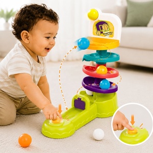 Jeu <span class=keywords><strong>de</strong></span> tir au basket pour tout-petits, jouet éducatif <span class=keywords><strong>de</strong></span> lancer <span class=keywords><strong>de</strong></span> balles pour la coordination œil-main et le jeu actif - Product Image 2