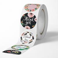Autocollants adhésifs personnalisés avec estampage à chaud doré et gaufrage pour scellage de plats à emporter, artisanat papier boutique, emballage en rouleau, formes variées