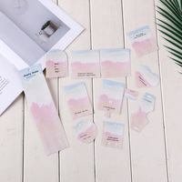 Étiquettes esthétiques en papier pastel avec support, plusieurs tailles, pour présentation de boucles d'oreilles, colliers et bijoux