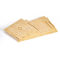 Nichoirs en bois pas chers pour petits animaux, design de nichoir en bois pour lapins, nichoir en bois naturel pour petits animaux
