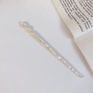 Épingles à cheveux épaisses <span class=keywords><strong>et</strong></span> décoratives vintage pour femmes, accessoires de coiffure, pince à cheveux en acétate torsadé, baguettes à la mode - Product Image 5