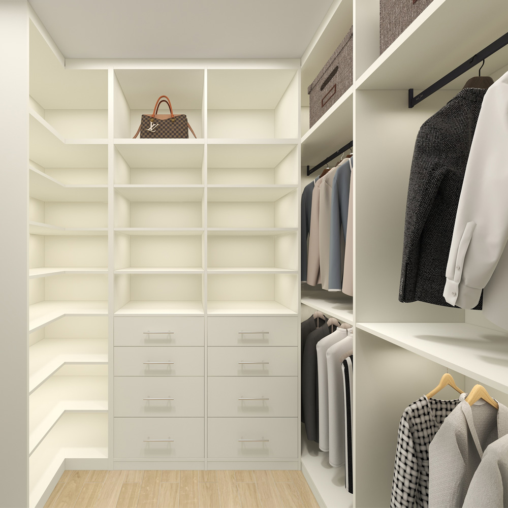 rubberwood modern wardrobe