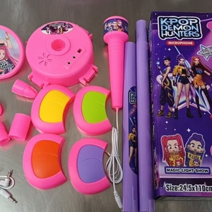 Juguete de silicona K-pop para niños, 6 piezas, luces deslumbrantes, efectos de sonido, compatible con teléfono, conectividad MP3, educación temprana, entrenamiento cerebral - Product Image 3