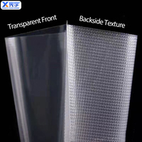 Sacs de conservation sous vide en plastique transparent gaufré, taille personnalisée, aseptiques, thermoscellables, pour aliments de cuisine, chewing-gums et aliments pour animaux de compagnie, vente en gros