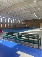 Banc de stade en aluminium personnalisé, vente directe d'usine, banc de football confortable, siège de tennis