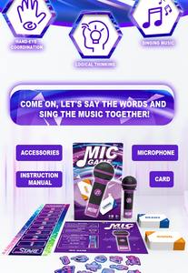 Micrófono, Juguetes Educativos, Único, Interactivo, Mal Cantante, Diversión Familiar, Juego de Fiesta, Otros Juguetes Educativos - Product Image 2