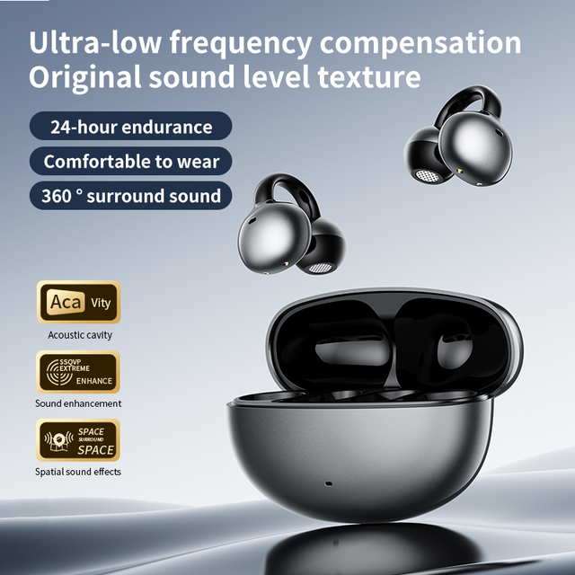 Advanced Noise Cancellation Wireless Earbuds with Waterproof Design and Extended Playback