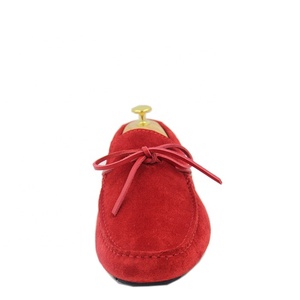 GIOVANINI degli uomini di ROSSO della pelle scamosciata della mucca lace - up comfort scarpe da barca in pelle scamosciata fannullone scarpe oem mocassino in pelle <span class=keywords><strong>uomo</strong></span> - Product Image 3