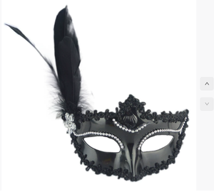 面白いマスク顔の誕生日クリスマスハロウィーンアイマスクパーティー女性マスク - Product Image 4