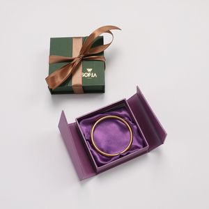 Luxury Colorful Cardboard Paper Bracelet Necklace <b>Ring</b> Earrings Gift Jewelry <b>Boxes</b> Packaging with Custom Logo - Product Image 6