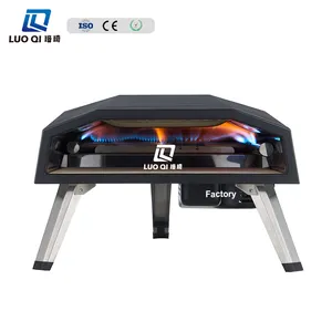 High-Quality Camping outdoor Gas Pizza Ovens Perfect for Authentic Pizzas Gas BBQ Grill with Pizza Stone