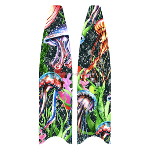 KUBO Palmes de natation en fibre de carbone Freedive Longs ailerons de pêche sous-marine grenouille équipement de poche Freedive flippe - Product Image 5