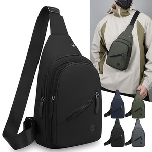 Men's Chest Bag Oxford Cloth Lightweight Single Shoulder Crossbody Bag For Everyday Use Durable Design - Product Image 2
