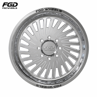 Jantes forgées sur mesure polonaises 24x12 24x14 22x12 avec enjoliveurs flottants 8x170 8x180 8x6.5 pour camions Ford F250 F350