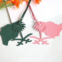 Lindo colgante para bolso con diseño de palmera de Oriente Medio, adorno colgante, llavero, mapa de Arabia Saudita, para bolso de mano