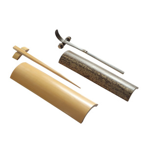 Ensemble de cuillères à thé en bambou faites à la main pour la cérémonie du thé, origine Anji Zhejiang, 100 pièces, emballage inclus - Product Image 5