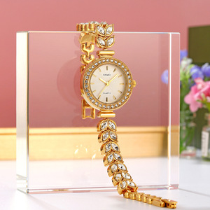 นาฬิกาควอทซ์หรูหราประดับเพชรสำหรับผู้หญิง นาฬิกาข้อมือผู้หญิง - Product Image 2