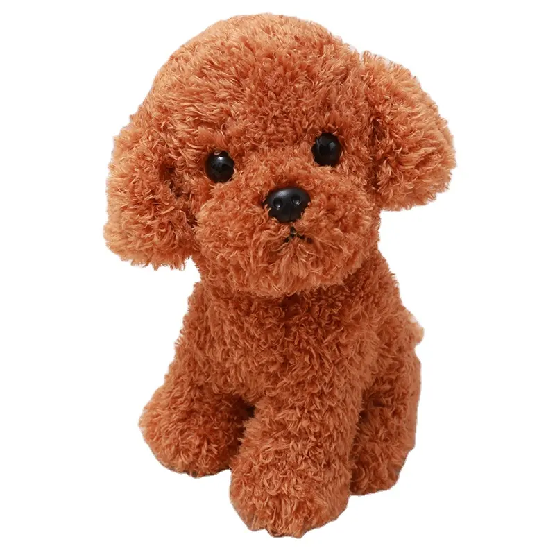 Newly designed multicolor plush animal skin-friendly stuffed toy dog