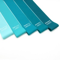 Bandes de gymnastique de haute qualité, bandes de puissance de traction, bandes de résistance d'exercice en Silicone vert